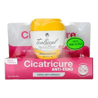 Cicatricure Crema 60 g + Crema Teatrical 100 g