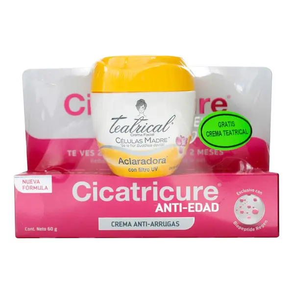 Cicatricure Crema 60 g + Crema Teatrical 100 g