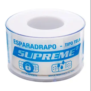 Esparadrapo Tela Blanco Supreme 1x5 yd