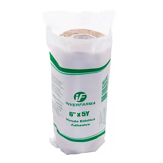 Venda Elástica Adhesiva 6x5 Piel Inverfarma