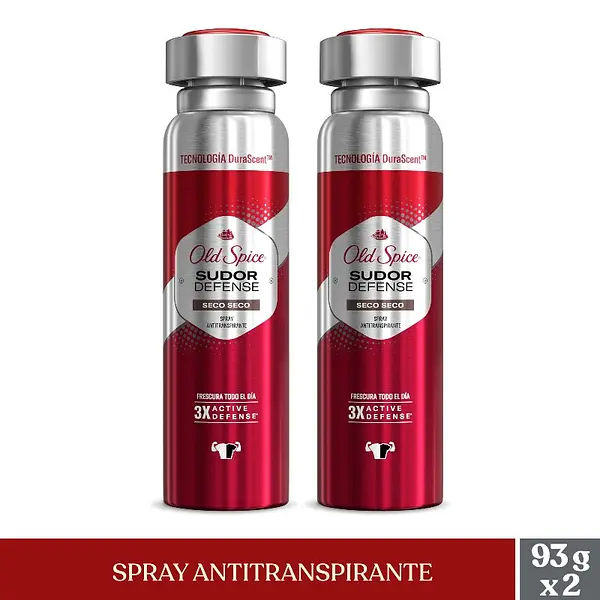Desodorante Old Spice Spray Seco 93 g x2