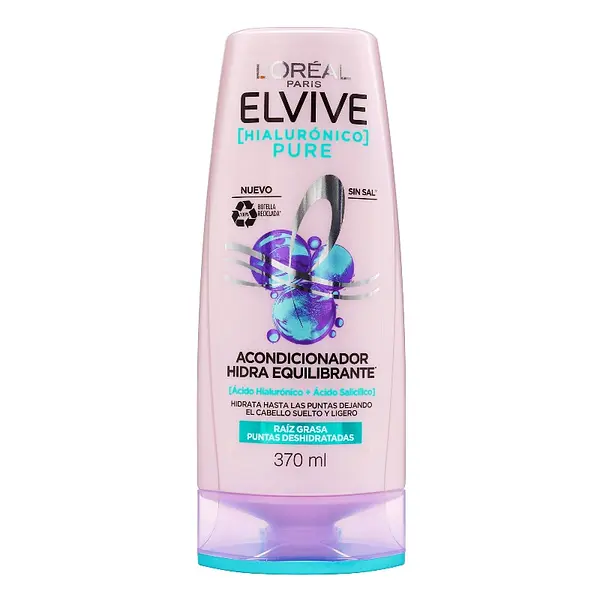 Acondicionador Elvive Hidra Hialurónico Pure 370 ml