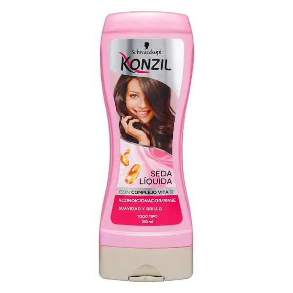 Acondicionador Konzil Seda Líquida 340 ml