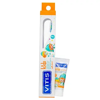 Cepillo Kids + Crema Dental Vitis 8 ml