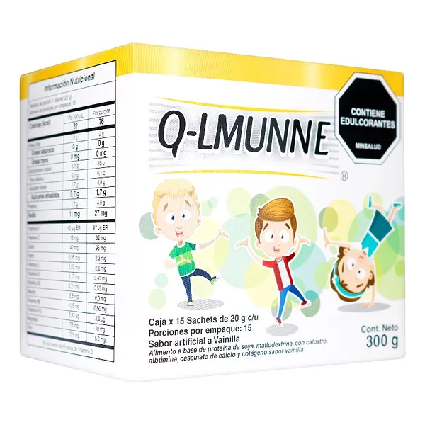 Q-Lmunne Vainilla Caja x15 sobres