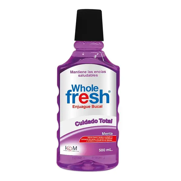Enjuague Whole Fresh Cuidado Total 500 ml Icom
