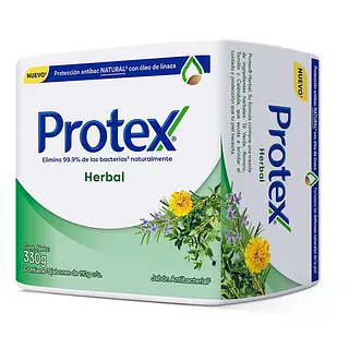 Jabón Protex Antibacterial Herbal 110 g x3 unidades