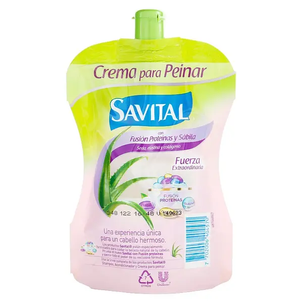 Crema para Peinar Savital Fusión Proteínas 95 ml