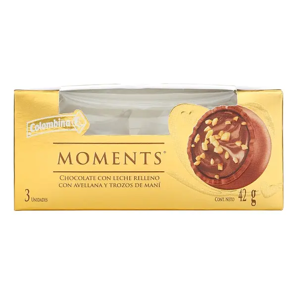Chocolate Moments 42 g x3 unidades