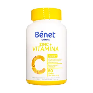 Gomitas Benet Vitamina C + Zinc Bolsa 150 g