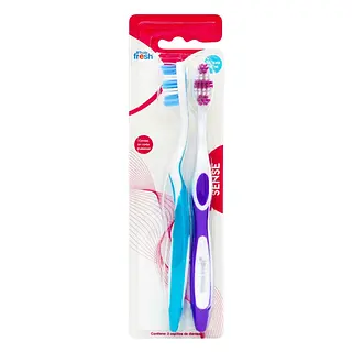 Cepillos Whole Fresh Sense Duro 2x1