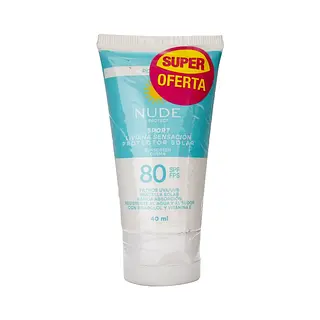 Pack x2 Protector Nude Sport SPF 80 40 ml