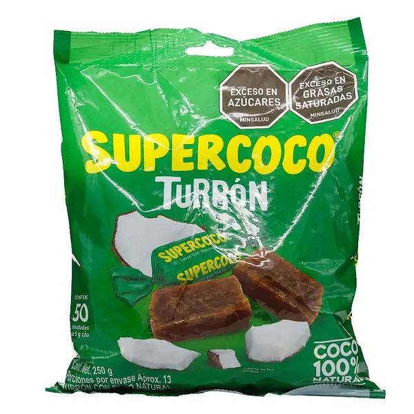 Supercoco Turrón Bolsa 50 unidades