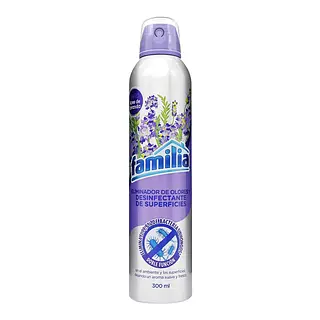 Eliminador de Olores Familia Baño Lavanda 300 ml