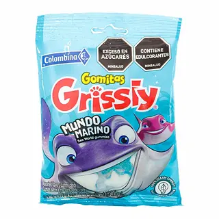 Gomas Grissly Mundo Marino 70 g