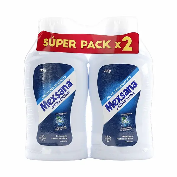 Talco Mexsana 85 g x2 Superpack