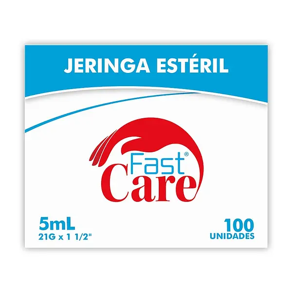 Jeringa FA 3P 5 ml 21x1 1/2 x100
