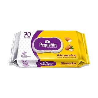 Pañitos Húmedos Pequeñín Almendra x70