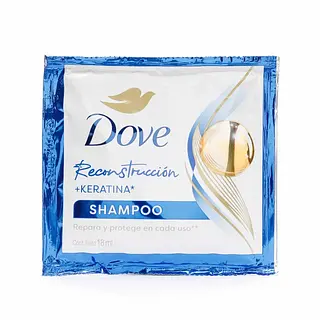 Champú Dove Reconstrucción + Keratina 18 ml x24 sobres