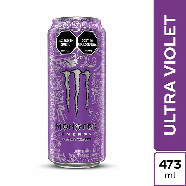 Bebida Energizante Monster Ultra Violet 473 ml