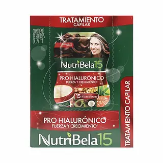 Tratamiento Nutribela Pro-Hialurónico 27 ml x12 sobres