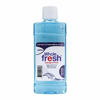 Enjuague Bucal Whole Fresh Control Cálculo 60 ml Icom