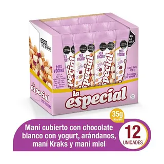 Maní La Especial Mix Yogurt 35 g x12
