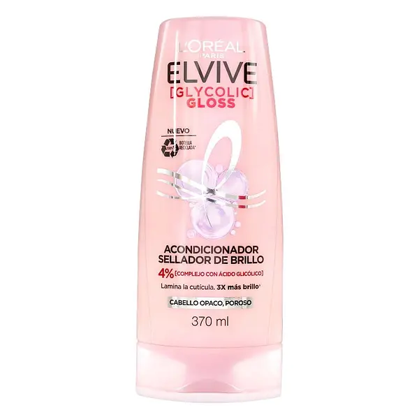 Acondicionador Elvive Glycolic Gloss 370 ml