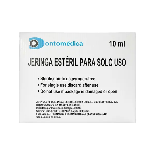 Jeringa Amalgad 10 ml 21Gx1 1/2 x100