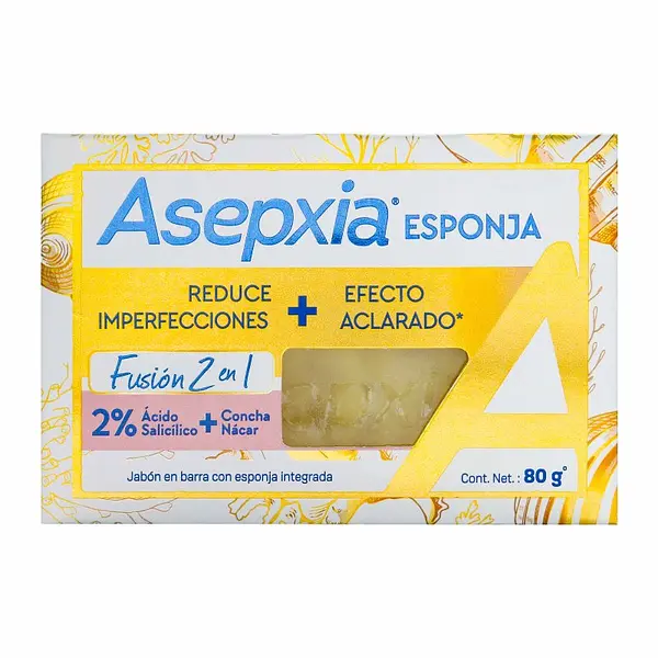 Jabón Asepxia Esponja 80 g