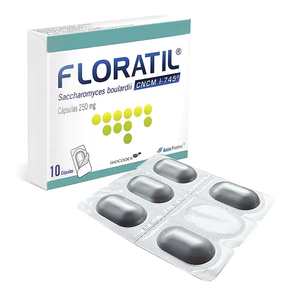 Floratil 250 mg 10 cápsulas