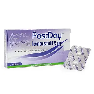 Postday 0.75 Mg 2 Tabletas
