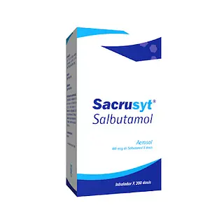 Sacrusyt Salbutamol Inhalador 100 Mcg X200 Dosis