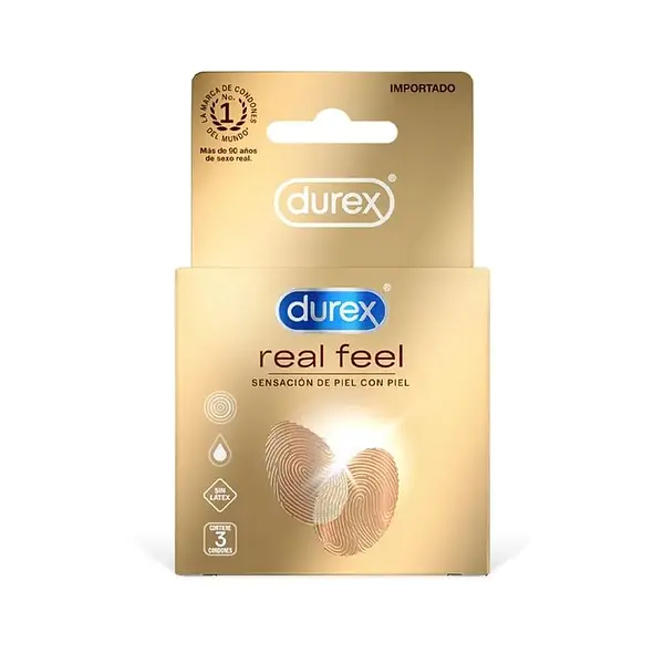 Preservativos Durex Real Feel X3