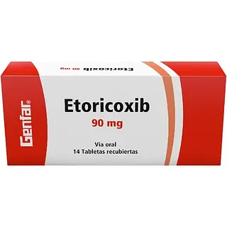 Etoricoxib 90 Mg 14 Tabletas Gf