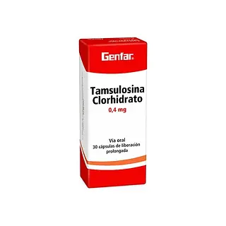 Tamsulosina 0.4 Mg 30 Cápsulas