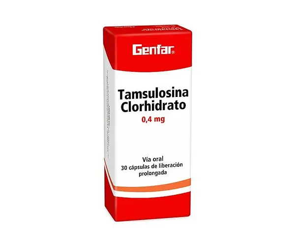Tamsulosina 0.4 Mg 30 Cápsulas