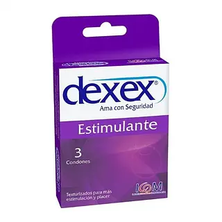 Preservativos Dexex Estimulante X3 Icom