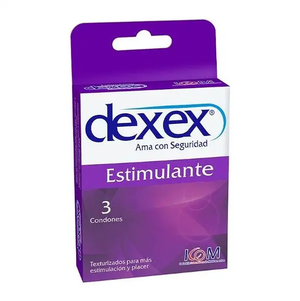 Preservativos Dexex Estimulante X3 Icom