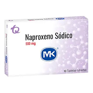 Naproxeno 550 Mg 10 Tabletas Mk