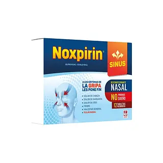 Noxpirin Sinus 12 Tabletas (Promo)