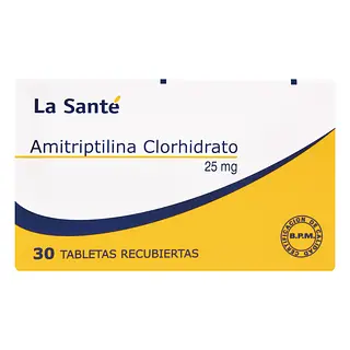 Amitriptilina 25 Mg 30 Tabletas Ls