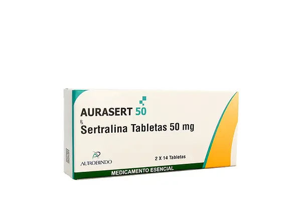 Sertralina Aurasert 50 Mg 28 Tabletas