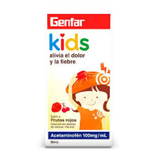 Acetaminofén Kids 100 Mg Gotas 30 Ml Gf